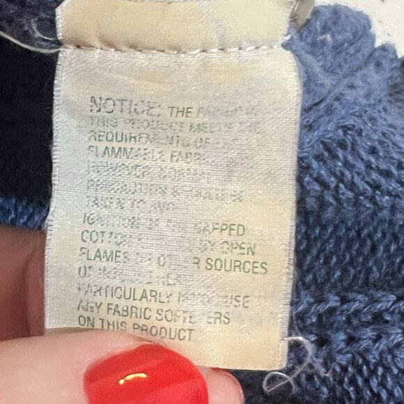 Vintage L.L.Bean Linen Cotton Blend Knit Sweater Vest Women’s Medium Blue Button - Picture 7 of 7